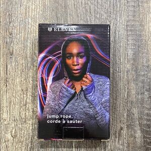 EleVen Jump Rope with Purple and Black Design